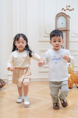  Bộ dài tay La Pomme cánh chim chao liệng 
