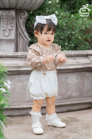  Bộ dài tay La Pomme tiểu thư đáng yêu 