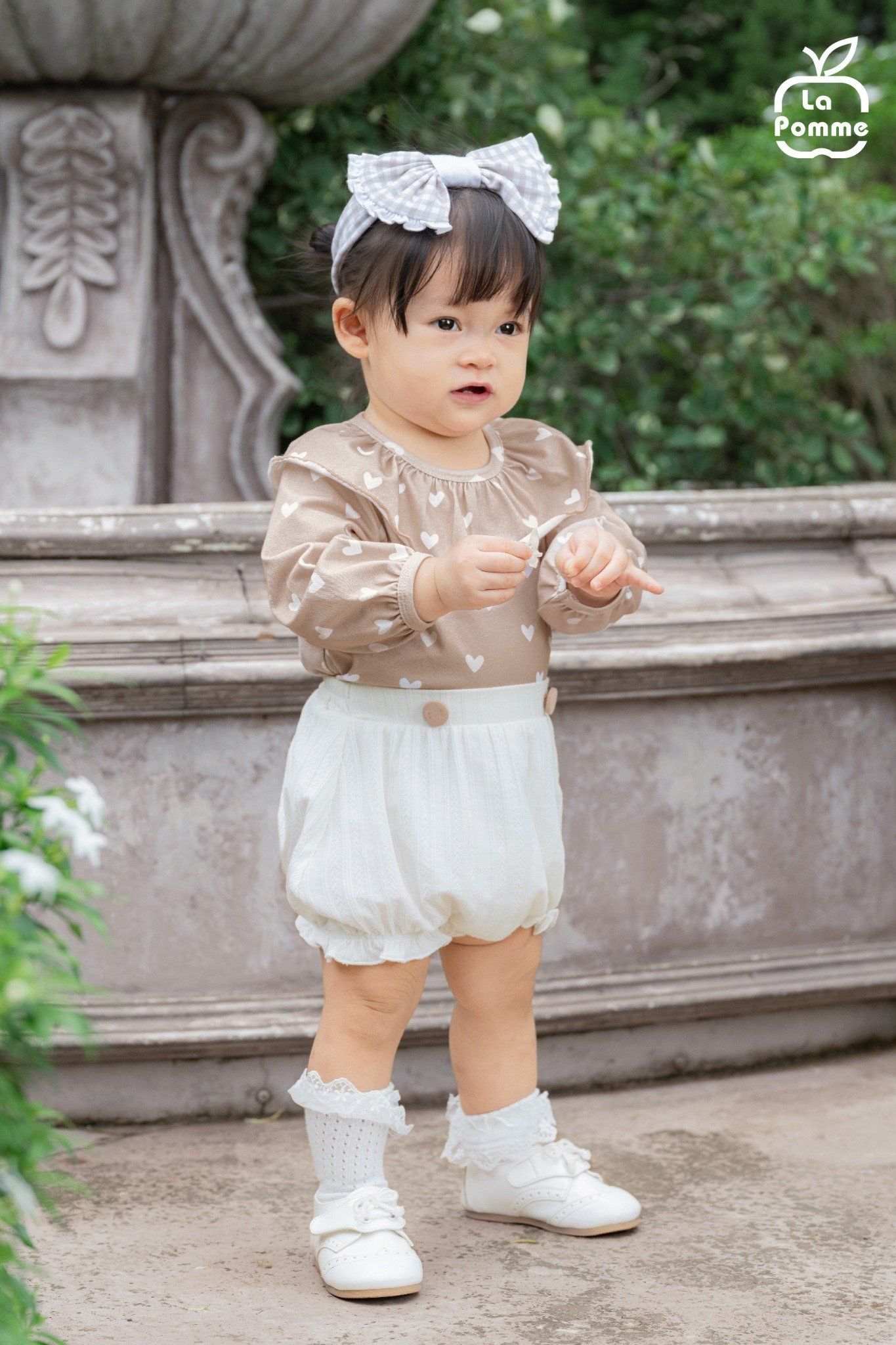  Bộ dài tay La Pomme tiểu thư đáng yêu 