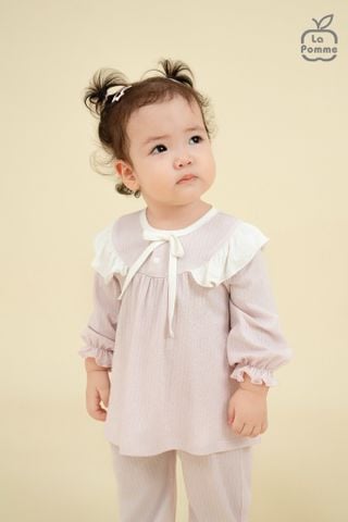  Bộ dài tay La Pomme cổ bèo ngọt ngào 