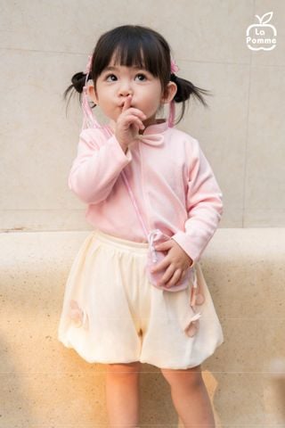  Bộ dài tay La Pomme hoa xuân dịu dàng 