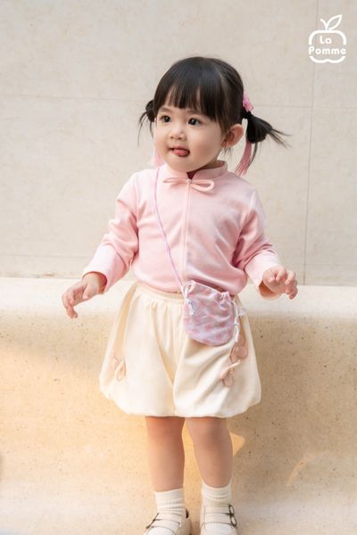  Bộ dài tay La Pomme hoa xuân dịu dàng 