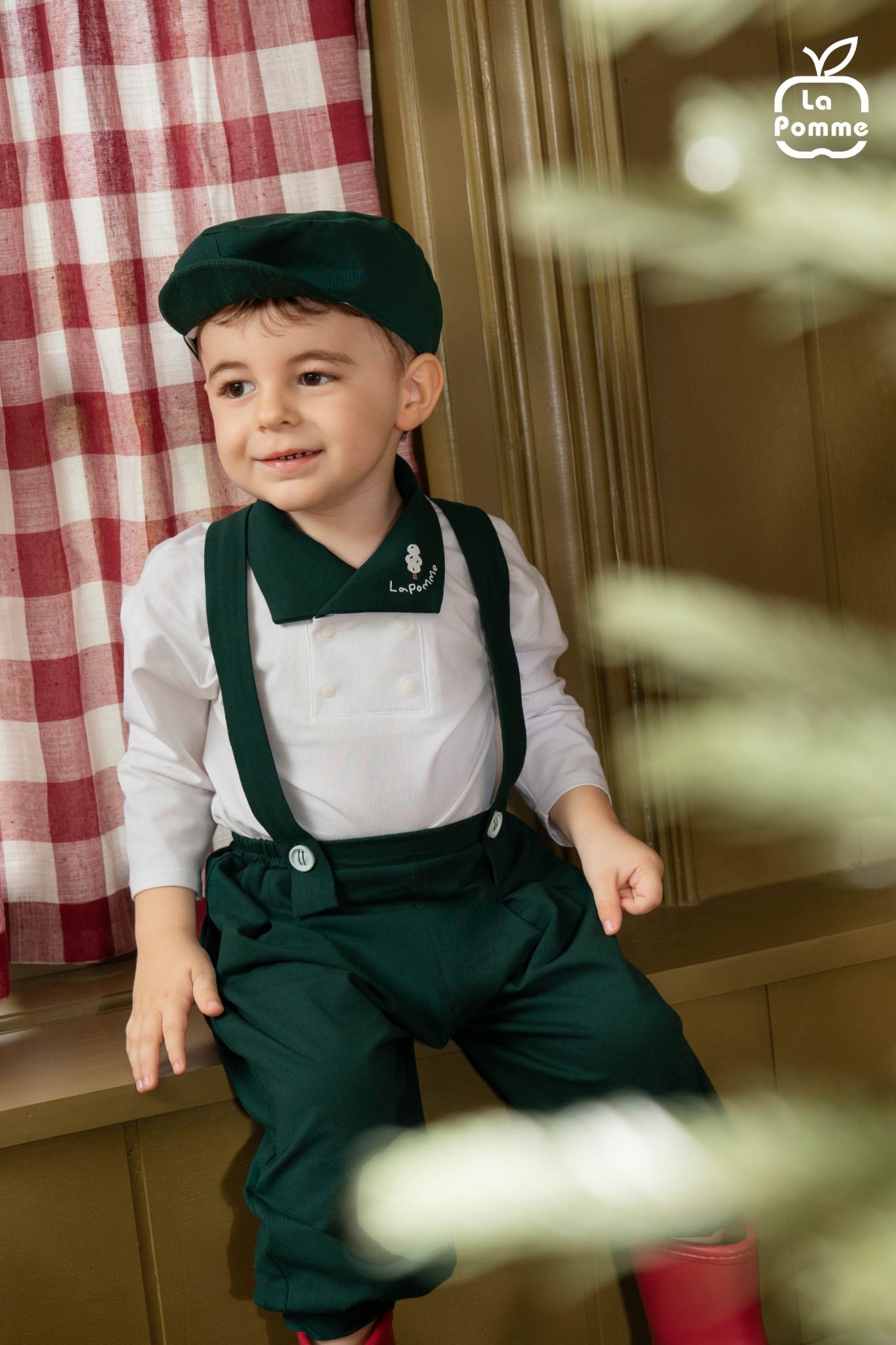  Bộ dài tay La Pomme cây thông hạnh phúc 