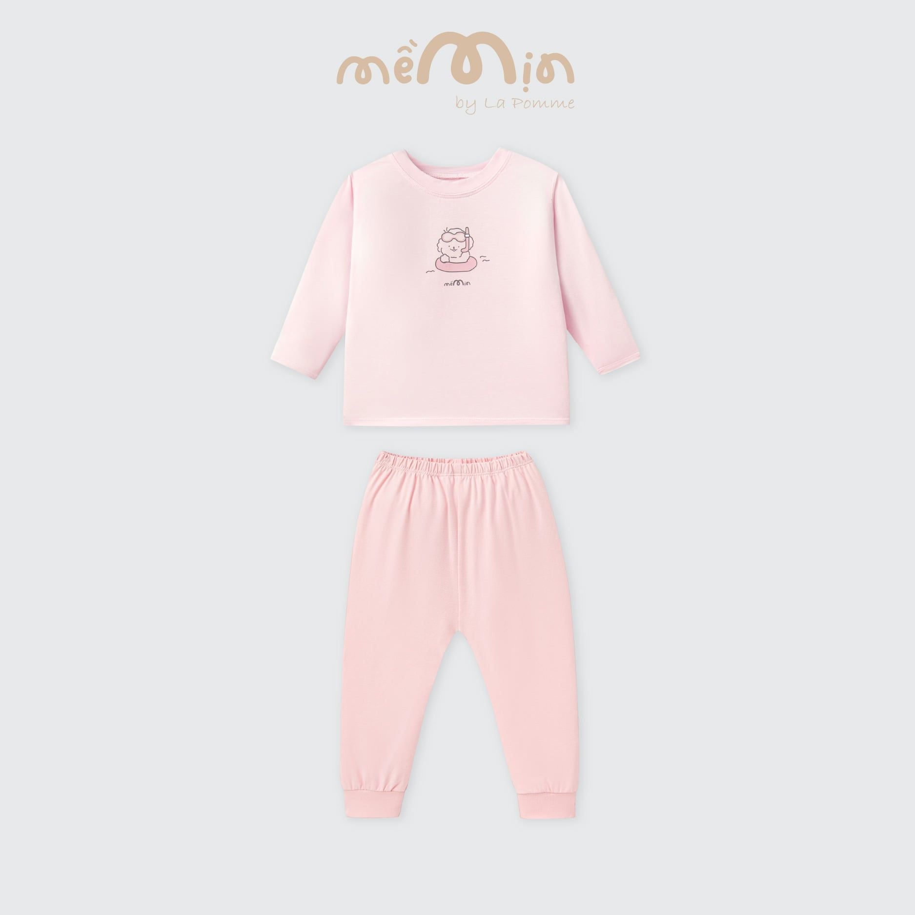  Bộ dài tay Mềm Mịn by La Pomme cún bông năng động 