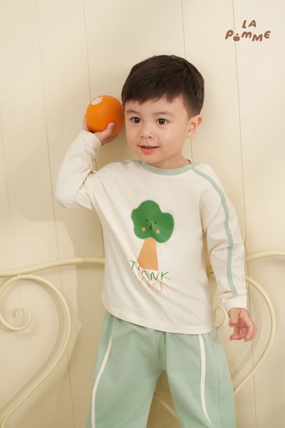  Bộ dài tay La Pomme vườn cây reo mừng nắng mới 