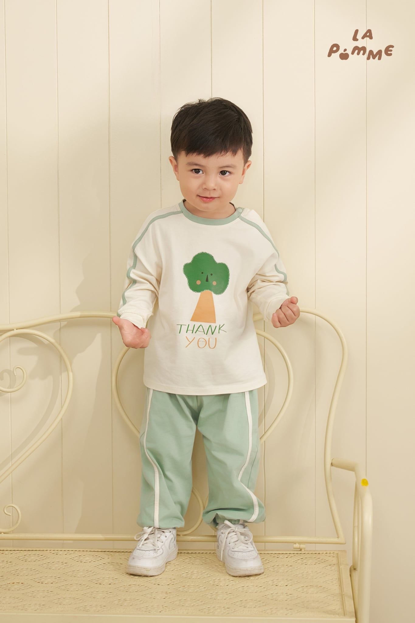  Bộ dài tay La Pomme vườn cây reo mừng nắng mới 