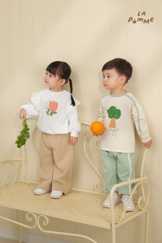  Bộ dài tay La Pomme vườn cây reo mừng nắng mới 