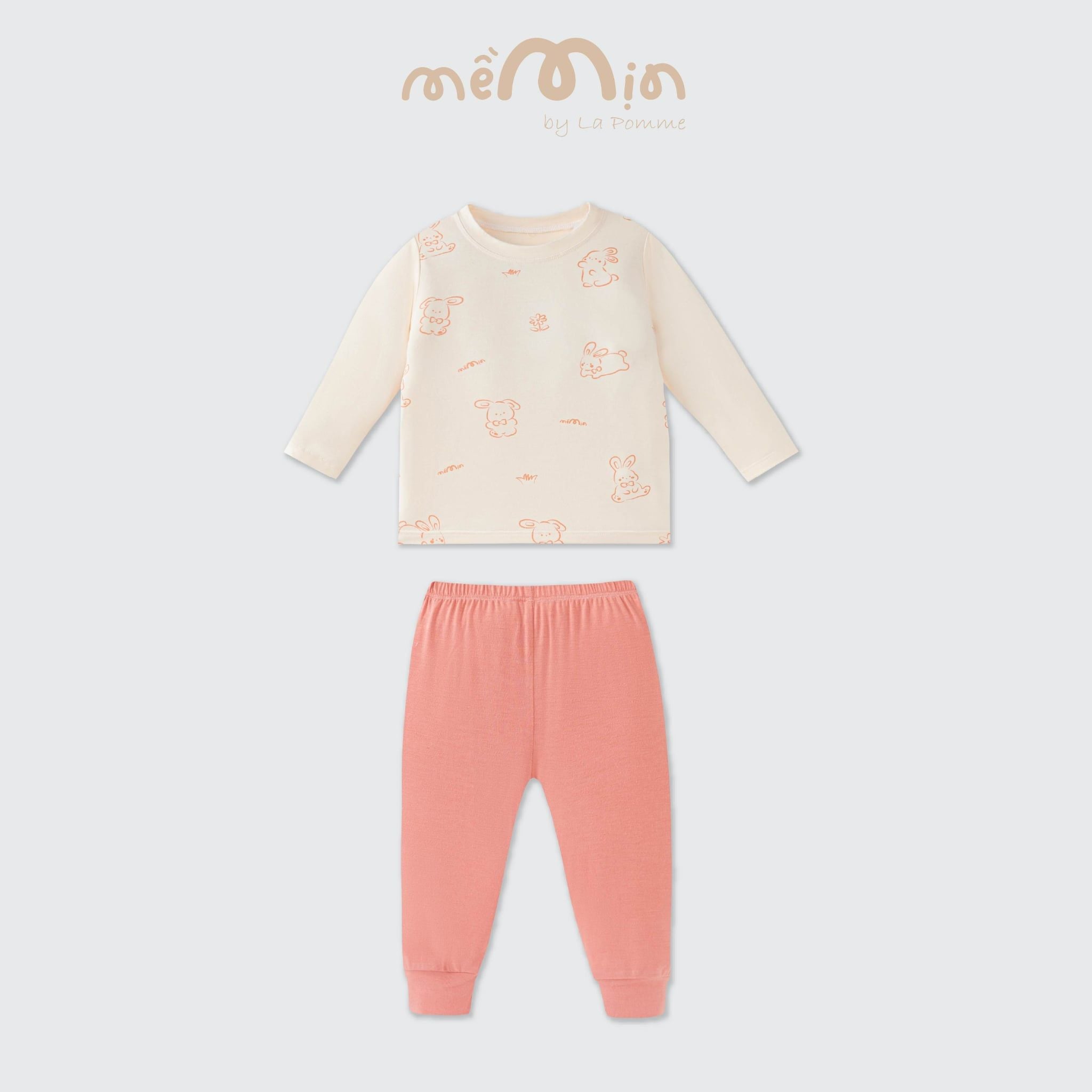  Bộ dài tay Mềm Mịn by La Pomme họa tiết đón mùa xinh 