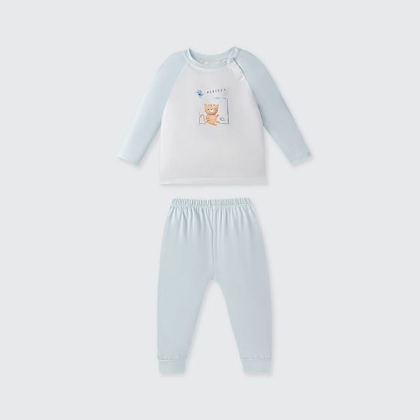  Bộ dài tay La Pomme raglan hổ con phơi nắng 