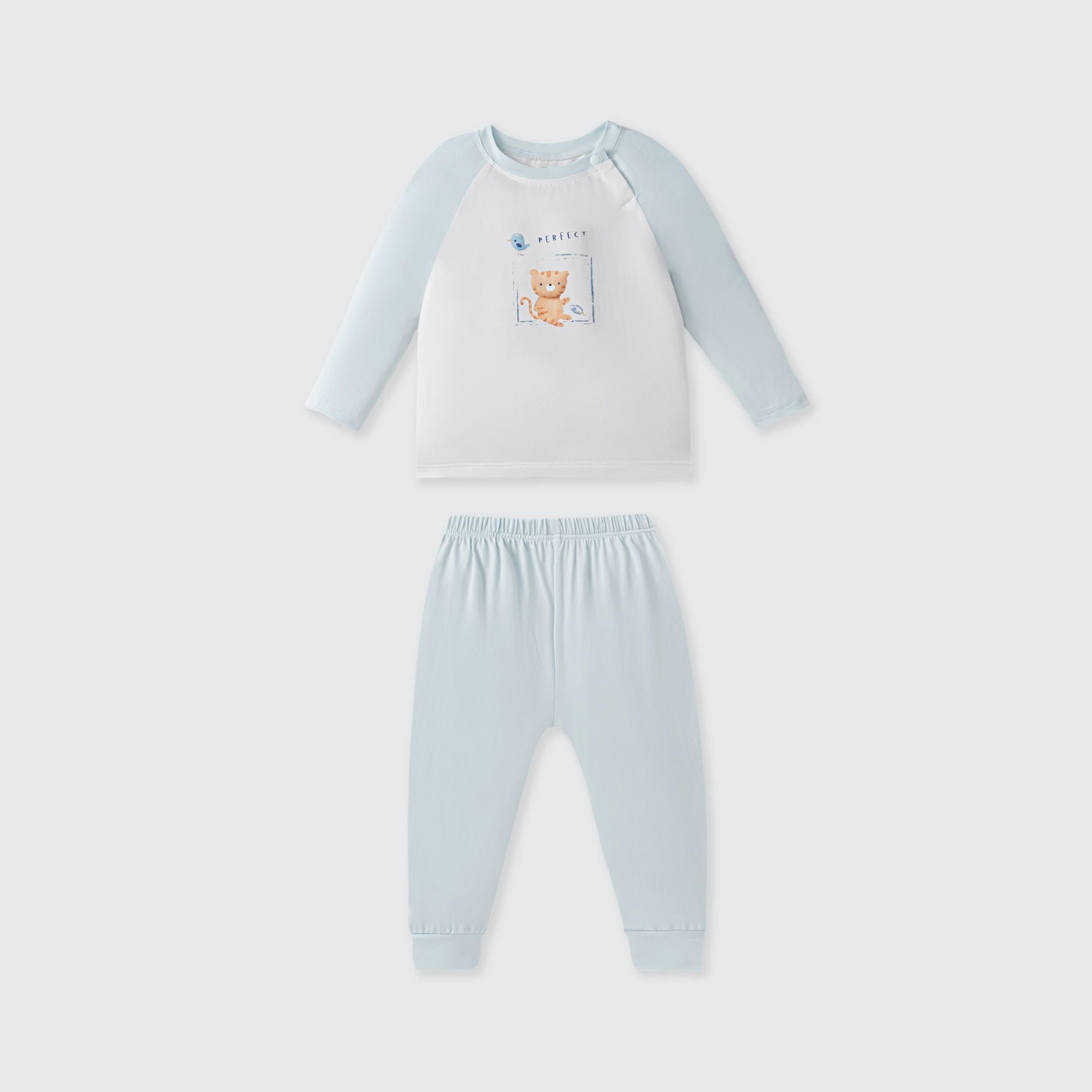  Bộ dài tay La Pomme raglan hổ con phơi nắng 
