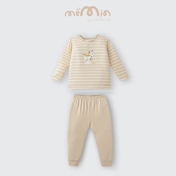  Bộ dài tay Mềm Mịn by La Pomme họa tiết cún yêu siêu ngầu 