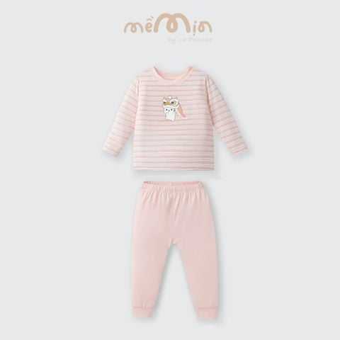  [NÊN TĂNG SIZE] Bộ dài tay Mềm Mịn by La Pomme họa tiết cún yêu siêu ngầu 
