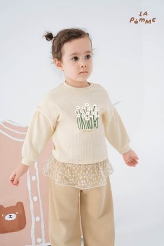  Bộ dài tay La Pomme đồng hoa trong nắng mai 