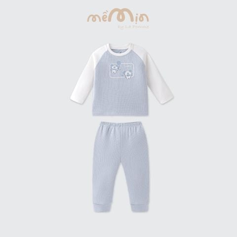  Bộ dài tay Mềm Mịn by La Pomme những người bạn lông mềm 
