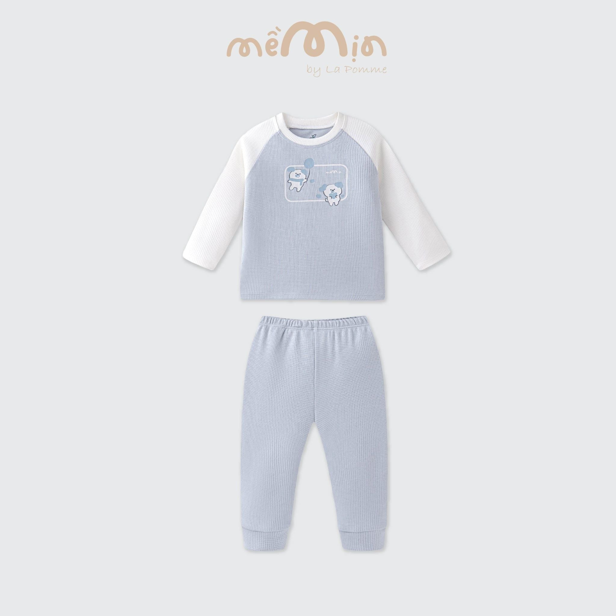  Bộ dài tay Mềm Mịn by La Pomme những người bạn lông mềm 
