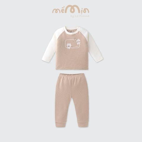  Bộ dài tay Mềm Mịn by La Pomme những người bạn lông mềm 