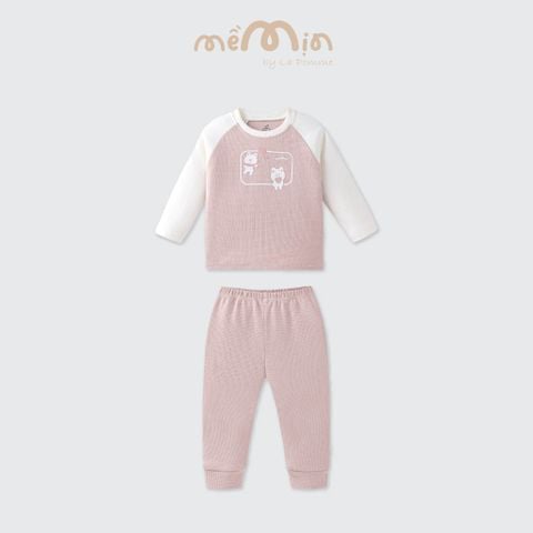  Bộ dài tay Mềm Mịn by La Pomme những người bạn lông mềm 