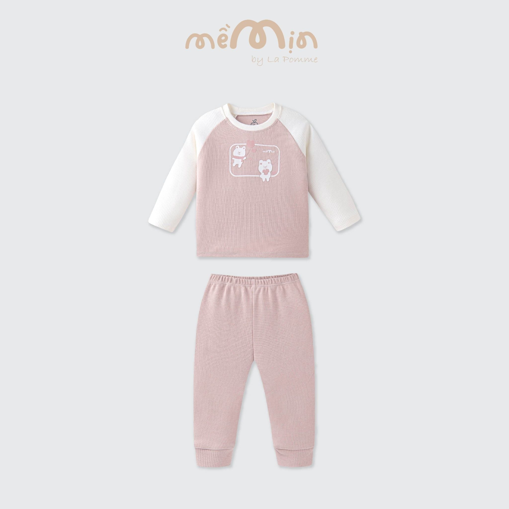  Bộ dài tay Mềm Mịn by La Pomme những người bạn lông mềm 