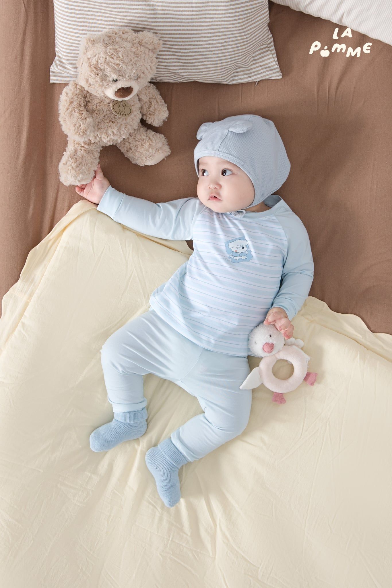  Bộ dài tay Mềm Mịn by La Pomme ngày êm ái của Milo 