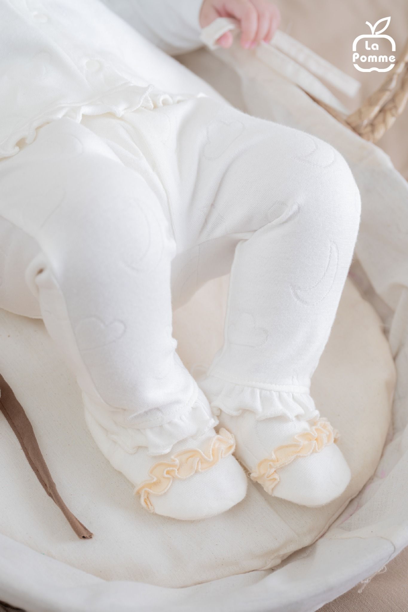  Bộ dài tay cúc thẳng La Pomme bé điệu đà 