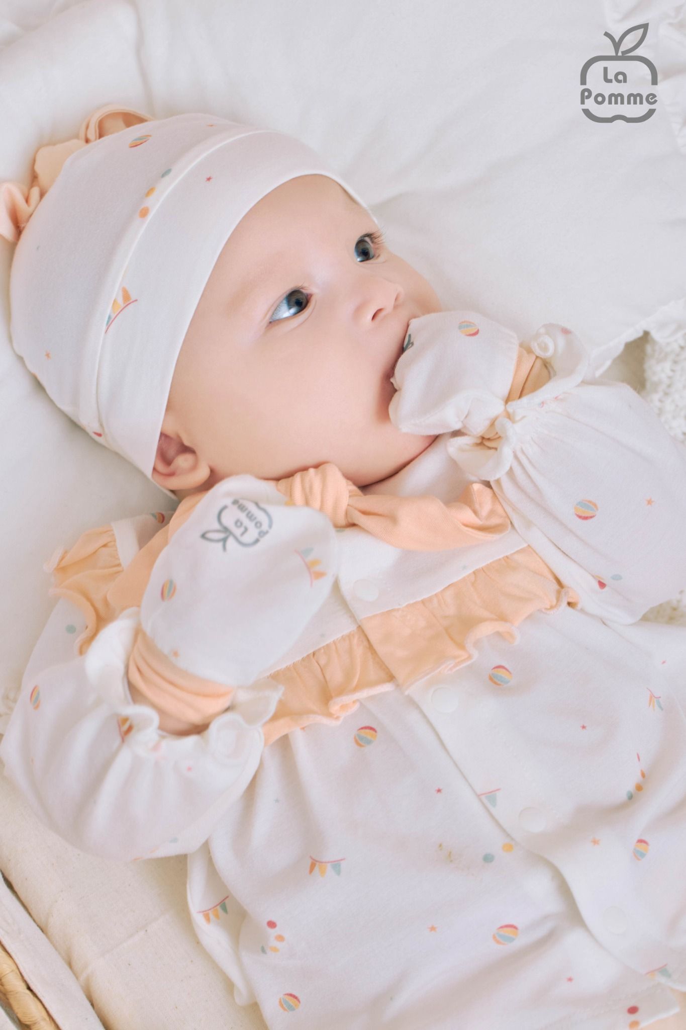  Mũ sơ sinh La Pomme lễ hội vui nhộn 