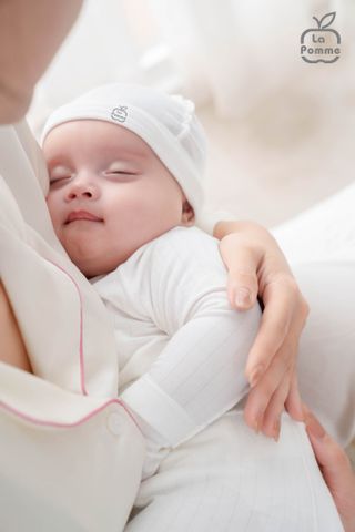  Bộ dài tay cúc thẳng La Pomme đường may lật êm ái 