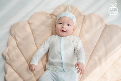  Bộ dài tay cúc thẳng La Pomme đại dương diệu kỳ 