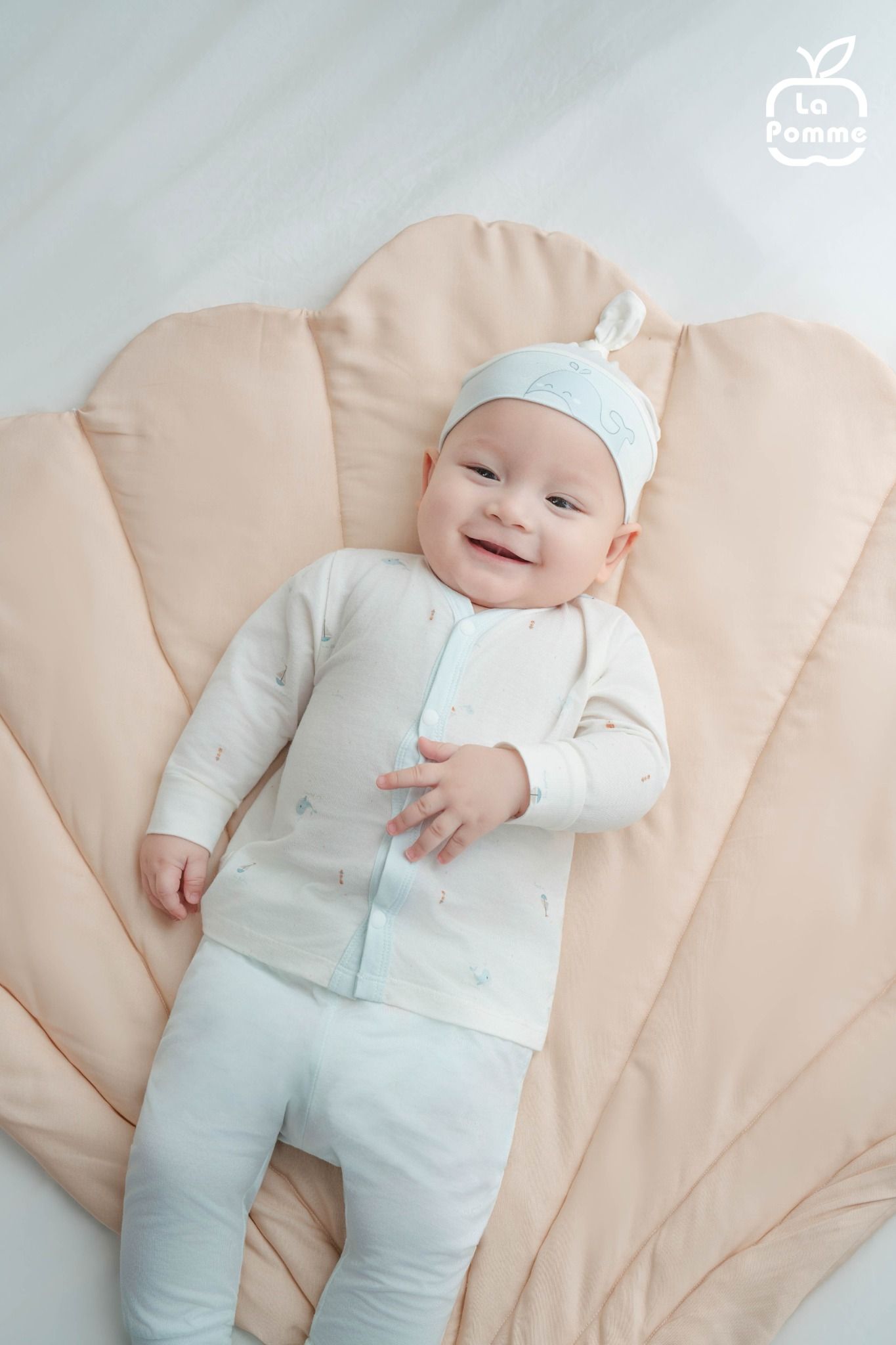  Bộ dài tay cúc thẳng La Pomme đại dương diệu kỳ 