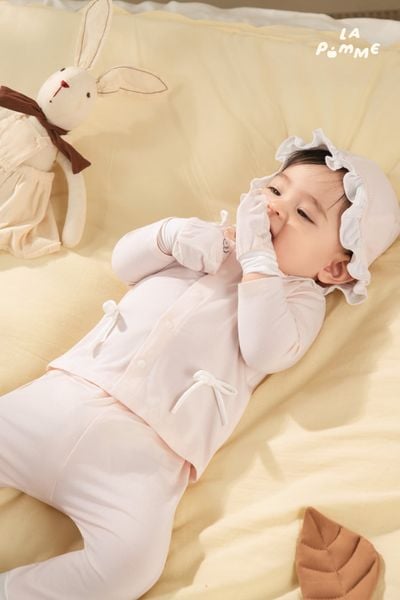  Mũ sơ sinh La Pomme phối bèo giấc mơ ngọt ngào 