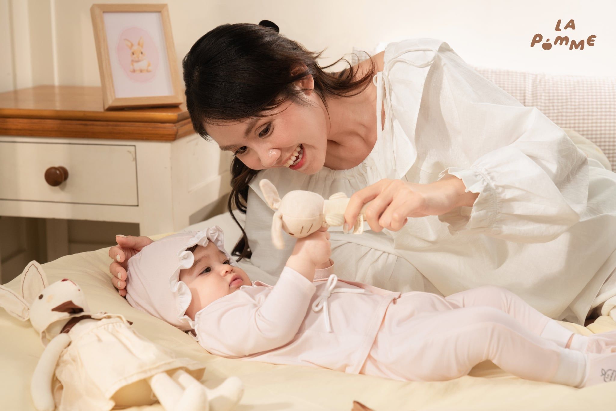  Bộ dài tay cúc thẳng La Pomme giấc mơ ngọt ngào 