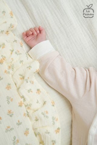  Bộ dài tay cúc lệch La Pomme truy tìm hạt dẻ 