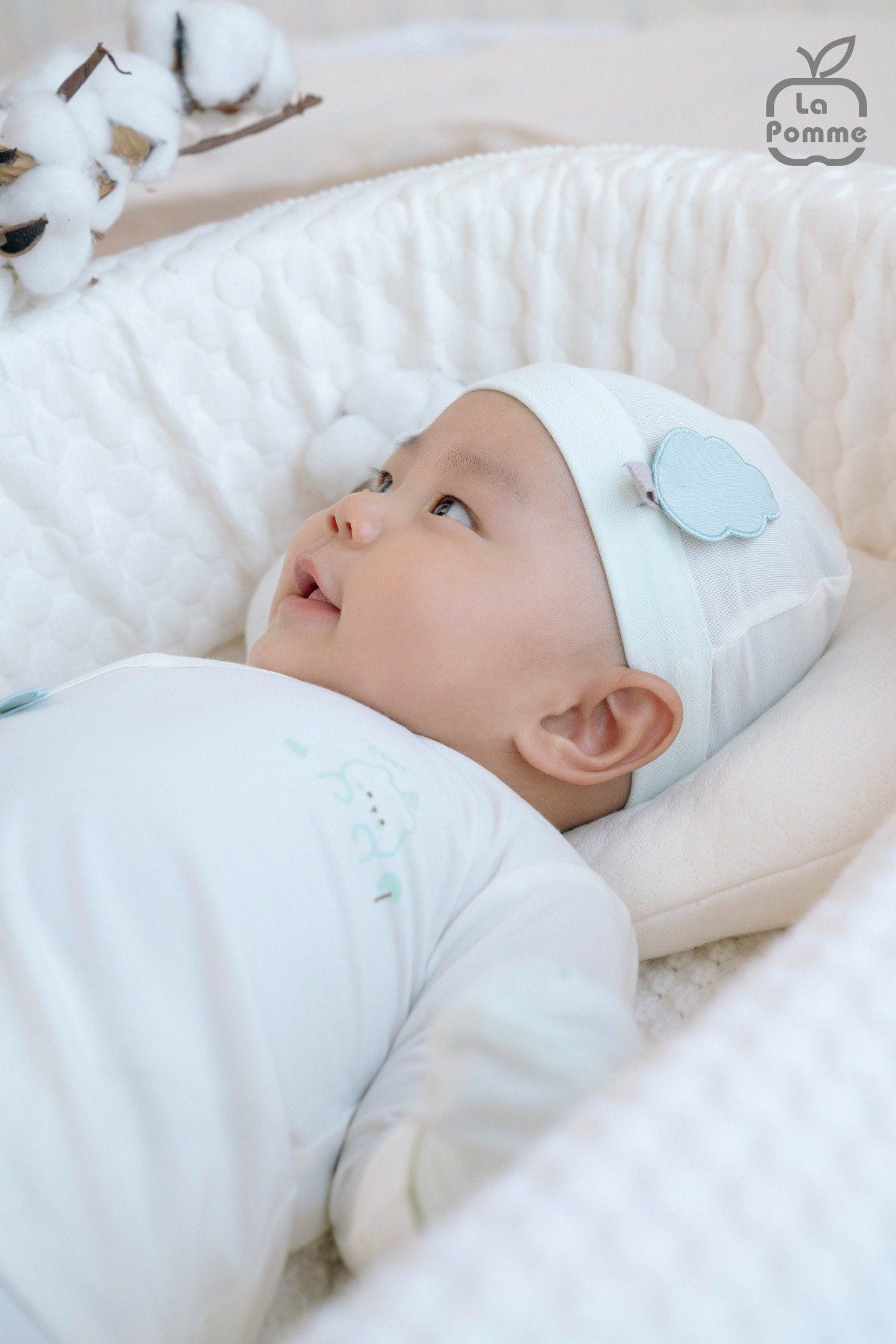  Bộ dài tay cúc lệch La Pomme mềm mịn đón con yêu 