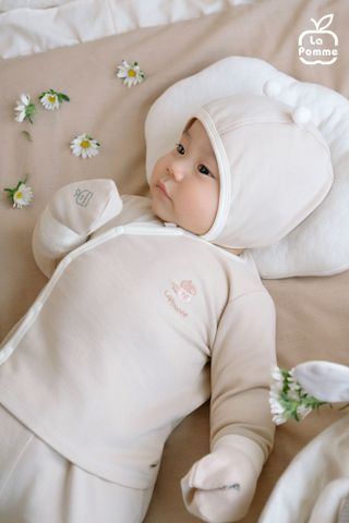  Set bao tay bao chân La Pomme phối màu dễ thương 