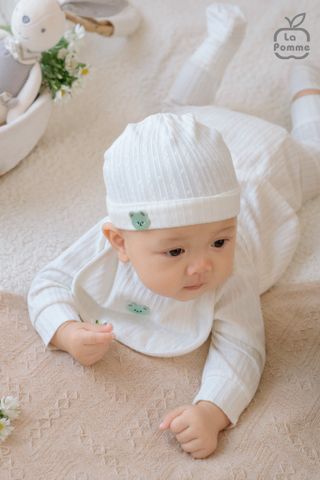  Yếm sơ sinh La Pomme vui đùa cùng gấu nhỏ 