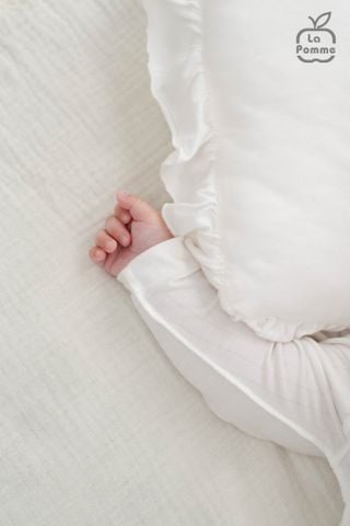  Bộ dài tay cúc lệch La Pomme đường may lật êm ái 