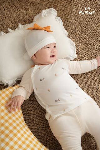  Bộ dài tay cúc lệch La Pomme vui rước đèn ông sao 