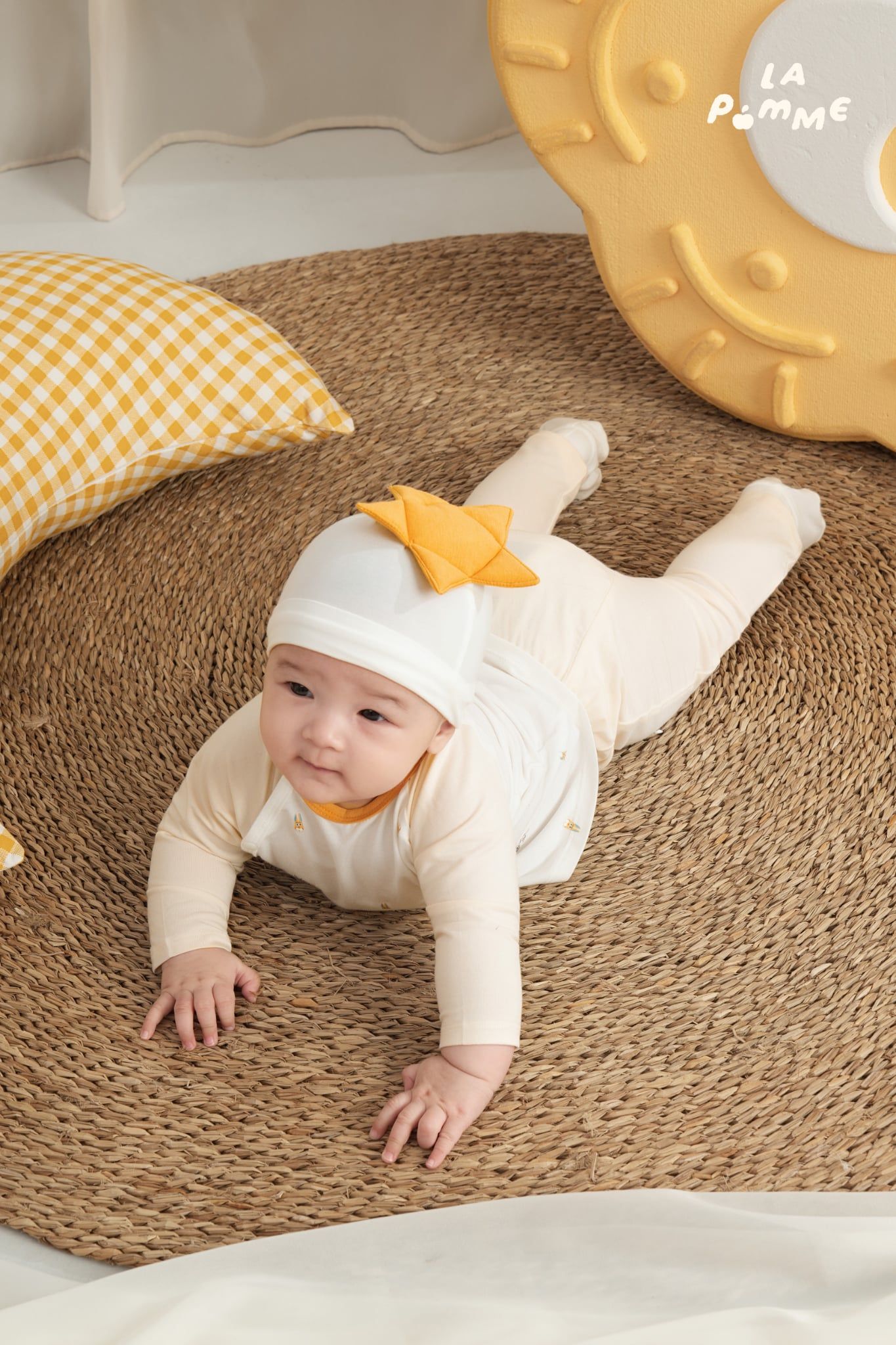  Bộ dài tay cúc lệch La Pomme vui rước đèn ông sao 