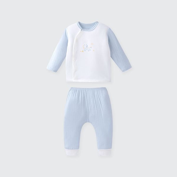  Bộ dài tay cúc lệch La Pomme chân trời của ngựa Luca 