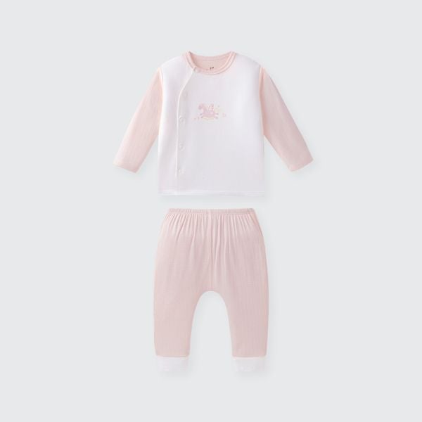  Bộ dài tay cúc lệch La Pomme chân trời của ngựa Luca 