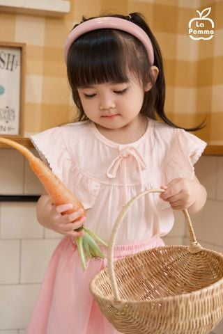  Bộ váy áo cộc tay La Pomme sắc màu kỳ diệu 