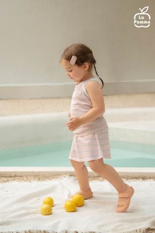  Bộ váy áo sát nách La Pomme biển mộng mơ 