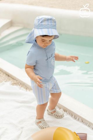  Bộ bơi rời cộc tay La Pomme gấu con đi biển 