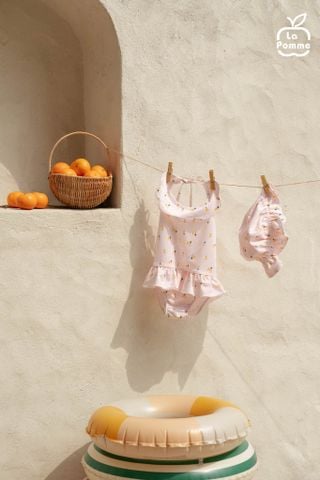  Bộ bơi liền thân hai dây La Pomme sắc hè cá tính 