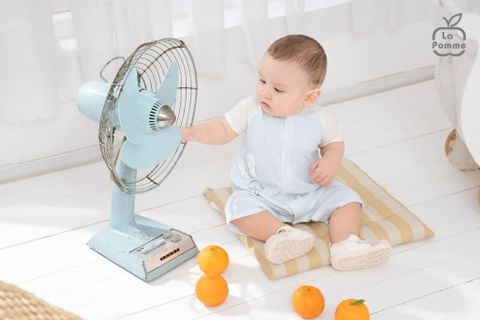  Body cộc tay La Pomme raglan bạn thỏ tai dài 