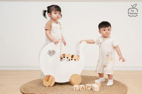  Body cộc tay La Pomme túi cách điệu sóc nhí đáng yêu 