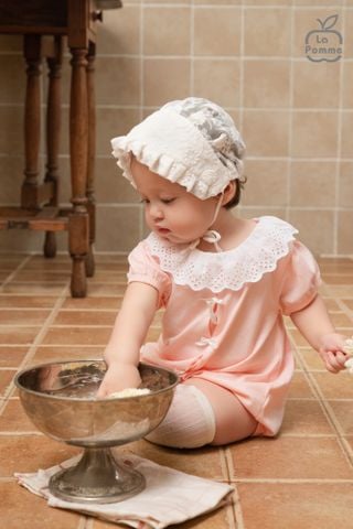  Body cộc tay La Pomme cổ cách điệu công chúa đáng yêu 