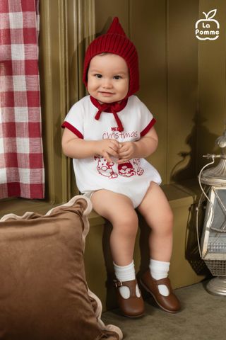  Body cộc tay La Pomme xin chào giáng sinh 