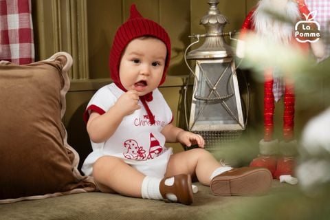  Body cộc tay La Pomme xin chào giáng sinh 