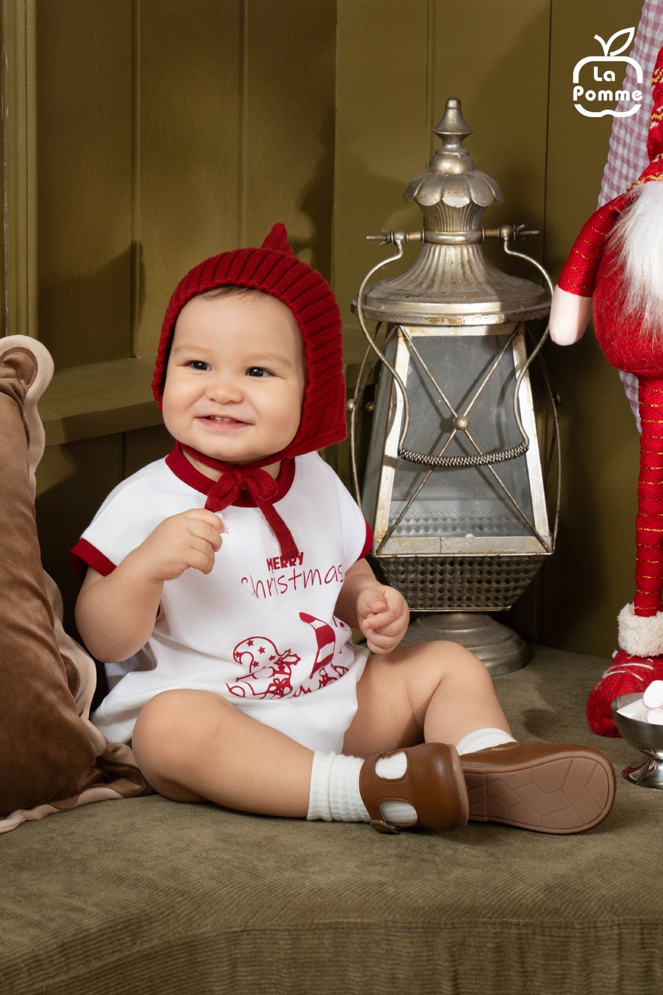  Body cộc tay La Pomme xin chào giáng sinh 