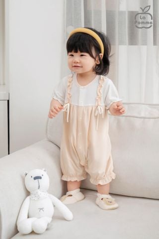  Body cộc tay La Pomme kèm nơ dây yếm điệu đà 